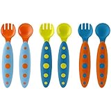 Boon Modware Toddler Utensils,Blue Multi