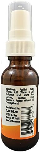 Vitamin C Serum For Your Face - BEST 20% Vitamin C Hyaluronic Acid Anti-Aging Face Serum, Amino Blend & Vitamin E, Reduce Wrinkles by TUFF BEAR