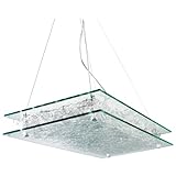 Eurofase 12262-014 Odyssey 20-Light Rectangular Chandelier, Chrome/Clear