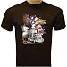 American Trucker With Bald Eagle T-shirt, Truck Driver T-shirts