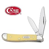 Case Folding Knife Yellow Peanut