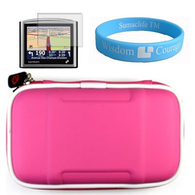 TomTom XL 335T 335M 335TM 4.3-Inch TomTom GPS Magenta Carrying Case + Screen Protector + Wristband Large Image of TomTom XL 335T 335M 335TM 4.3-Inch TomTom GPS Magenta Carrying Case + Screen Protector + Wristband