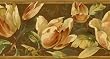 Sienna Tulip Wallpaper Border