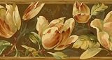 Sienna Tulip Wallpaper Border