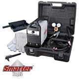 Smarter Tools ARC-100ST 115V/60Hz, 100 AMP Stick/TIG Welder Kit with Welding Gloves, Argon Regulator, TIG Torch, sticks, Handheld Face Shield, and Durable Case FREE Standard Shipping