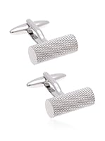 Carlo Visconti Gemelos Cilindro (Plateado)