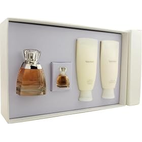 Vera Wang By Vera Wang For Women. Set-eau De Parfum Spray 1.7-Ounce & Body Lotion 3.4-Ounce & Shower Cream 3.4-Ounce & Parfum .13-Ounce Mini