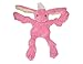 HuggleHounds Knottie Plush Dog Toy - Dog Stuffed Animal Toy, Squeaky Puppy Toys, for Small, Medium & Large Dogs, Durable Plush to Keep Them Busy - Bitsy Bunny, Small