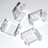 Lego Building Accessories 1x2x2 Clear Transparent Window Wall Element - Bulk Pack 50 Pcs