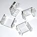 Lego Building Accessories 1x2x2 Clear Transparent Window Wall Element - Bulk Pack 50 Pcs