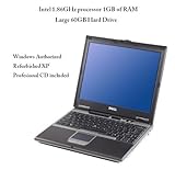 Dell D410 laptop with Intel 1.86GHz processor, 1GB RAM, 60GB hard drive, wi ....