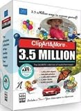 CLIPART&MORE 3.5 MILLION (WIN XPVISTA/MAC 10.0 OR LATERUB/DVD SOFTWARE)