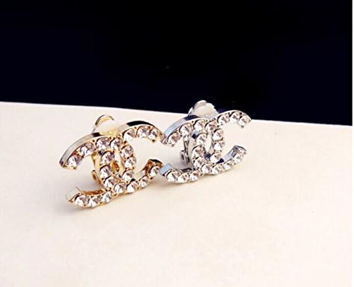 Women's Fashion Jewelry Stainless Steel and Crystal Tribal Earrings Ear Stud/ Earring/gold Plated Earrings