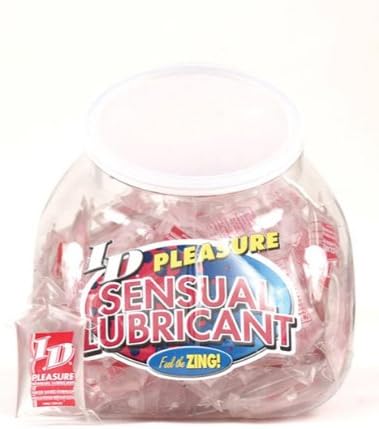 I-D Pleasure Sensual Waterbased Lubricant - 10 ml Pillow Bowl of 144