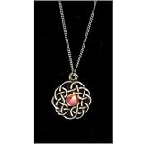 Jewelled Celtic Knot English Pewter Necklace