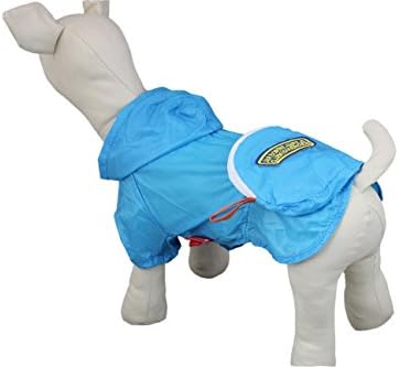 FastPet Breathable Pet Sunscreen Clothes Dog Pocket Hoodie Summer Shirt Coat Puppy Protection Pet Air Conditioning Blue (S)