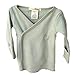 L'ovedbaby Baby Wrap Shirt, Green, 0-3 Months