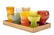 Color Flurry Wine Cups