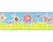 Flower, Butterfly & Ladybug Peel & Stick Wall Border