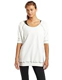 Hknb Heidi Klum For New Balance Women's Flashdance Sweatshirt, Winter White/Pale Grey, X-Large