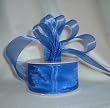 Sheer Organza Ribbon Mono Edge - 1.5" - 25 Yards (75 FT) - Royal Blue