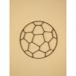 Soccer Ball Iron Sports Shadow Decorative Wall Art