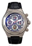Girard-Perregaux Laureato Men's Watch Automatic Perpetual Calendar 18K White Gold Black Dial on Black Leather Strap 90190-53-231-BB6D