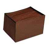 Open Top 1-31 Expanding File, 21 Pockets, Redrope, Legal, Red