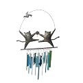 Dancing Cats Wind Chime