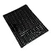 Alligator Wallets - Alligator Credit Card Money Clip Leather Wallet - Black