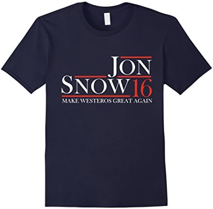Men's Jon Snow for President 2016 TShirt XL Navy