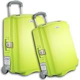 2er-SET mit XXL+XL Trolley Hartschale R7000 series Reisekoffer mit extra grossen Rollen - 