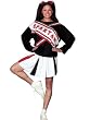 Classic Womens Cheerleader Costume Spartan Girl SNL Saturday Night Live Skit
