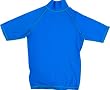Adult M Medium Blue Rash vest / UV Sun Guard. External Stitching For Superior Comfort. Use with or without a wetsuit.
