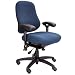 BodyBilt J2509 Blue Fabric XL High Back Task Ergonomic Chair with Arms, 22" Length x 21.50" Width Backrest, 23" Width Seat, Grade 3 Comfortek