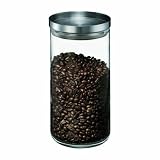 BODUM Yohki 68-Ounce Glass Storage Jar Large with Stainless Steel Lid by Bodum