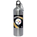 NFL Pittsburgh Steelers Stainless Steel Water Bottle - Silver (750 ml)