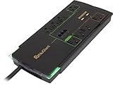 UPC 012405000073 product image for 8 Outlet Surge Protector Power Strip/ Extended Cord 6 ft ,2320 Joules w/ 2 Usb C | upcitemdb.com