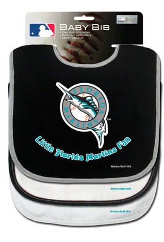 Florida Marlins 3 Pack Snap Bib Set