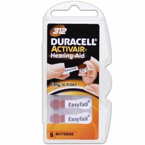 Duracell Hearing Aid Batteries Size 312 pack 60 batteries