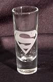 DC Comics Superman 2 oz. Etched Shooter Shot Glass