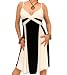 Blue Banana Ivory and Black Strappy Dress