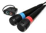 Singstar 5in1 Adapter + 2x Mikrofone Wii PS2 PS3 PC