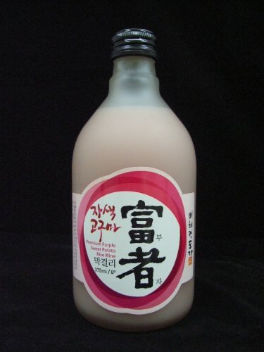 富者紅芋マッコリ　375ml　（3本セット）