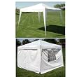 New 10' X 10' EZ Pop Set Up Canopy Tent Gazebo Includes 4 Sidewalls White