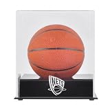 New Jersey Nets Black Base Mini Basketball Display Case