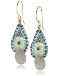 Miguel Ases Labradorite Tear Earrings