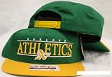 Oakland A's Athletics Snapback Two Tone Adjustable Plastic Snap Back Hat / Cap