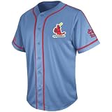 St. Louis Cardinals Coastal Blue Cooperstown Tradition Jersey