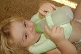 Baby Bottle Holder- Baba Buddy(LIGHT GREEN DOT)